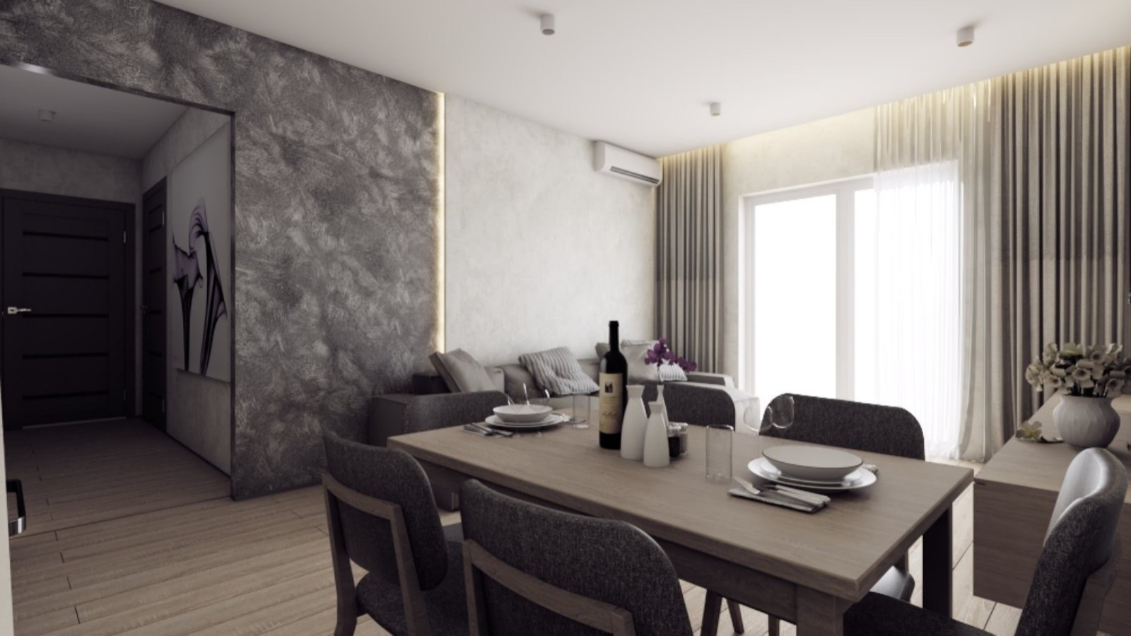 Дизайн интерьера в светлых тонах