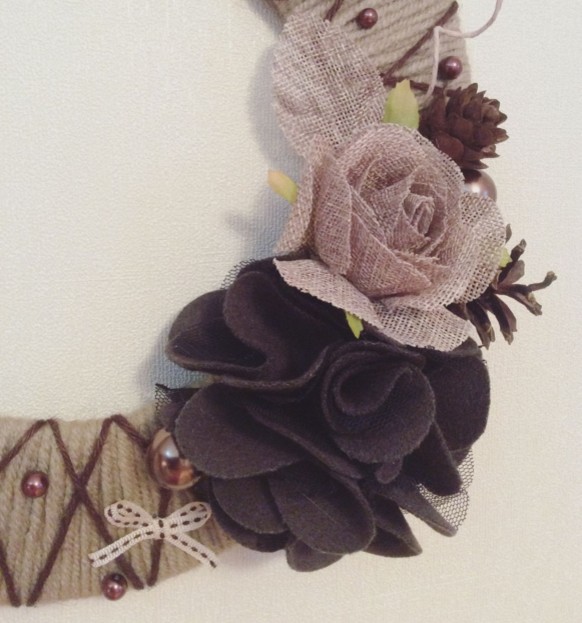 Интерьерный венок "Choco Chic" от La Couronne