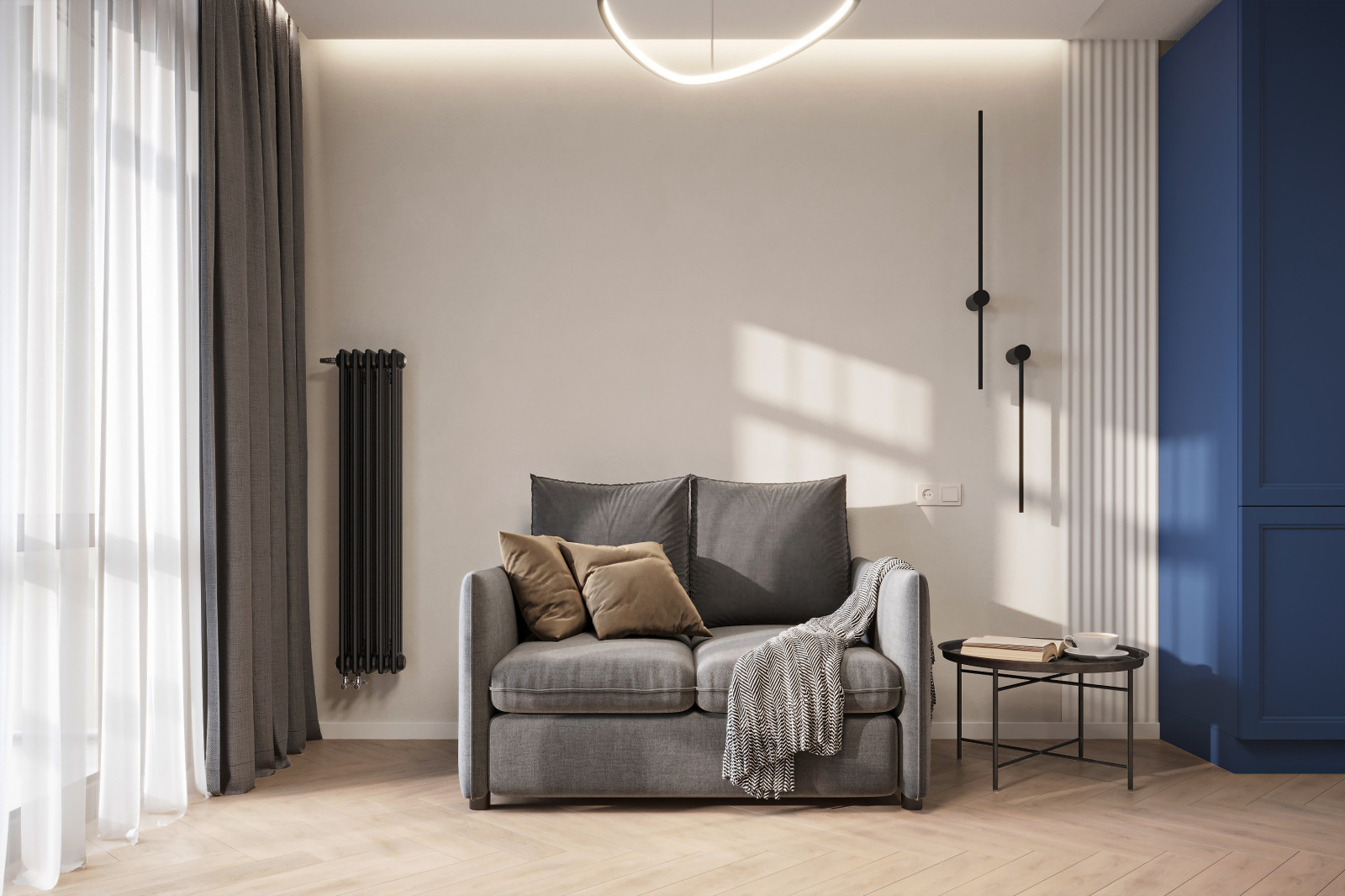 Квартира с чистым дизайном