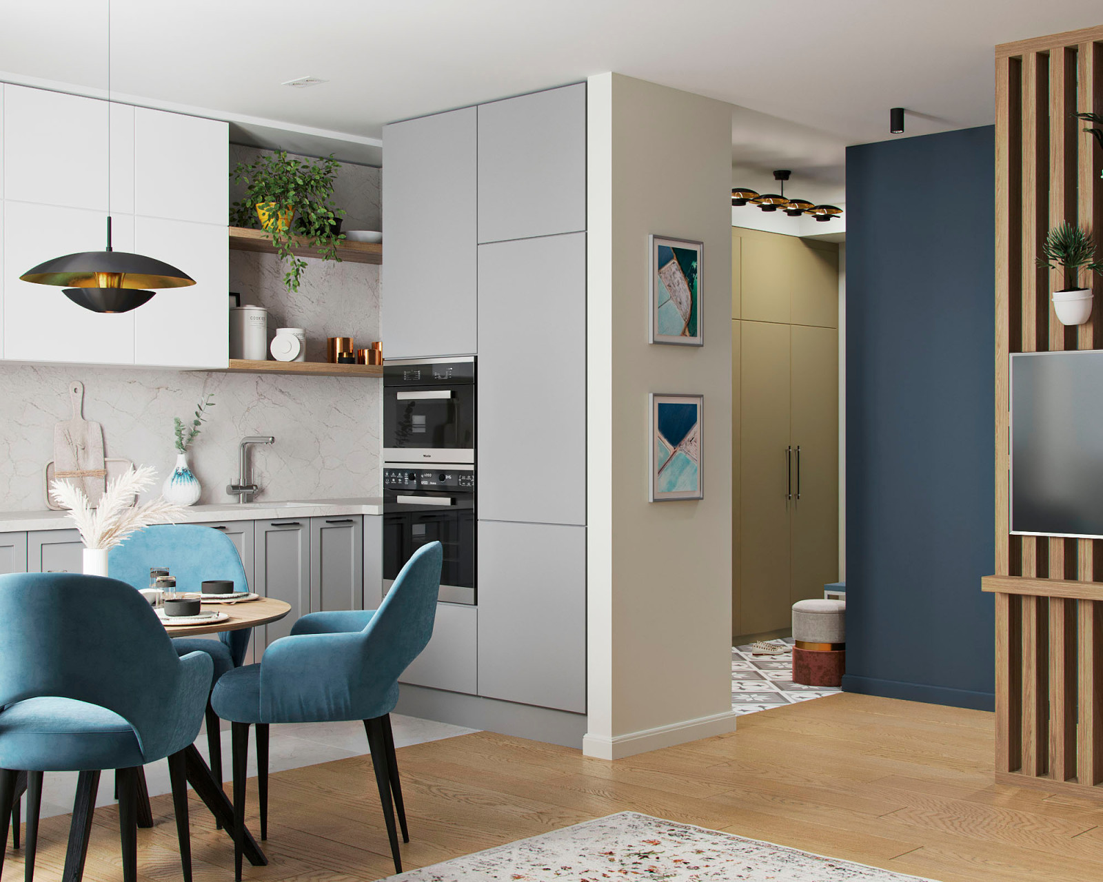 Двухкомнатная квартира в ЖК "Митино Парк"