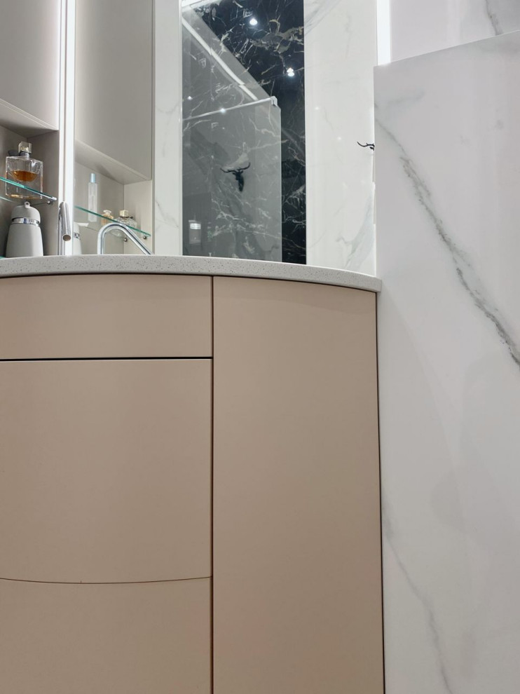 Обложка проекта: ЖК «Бенуа», мебель в С/У