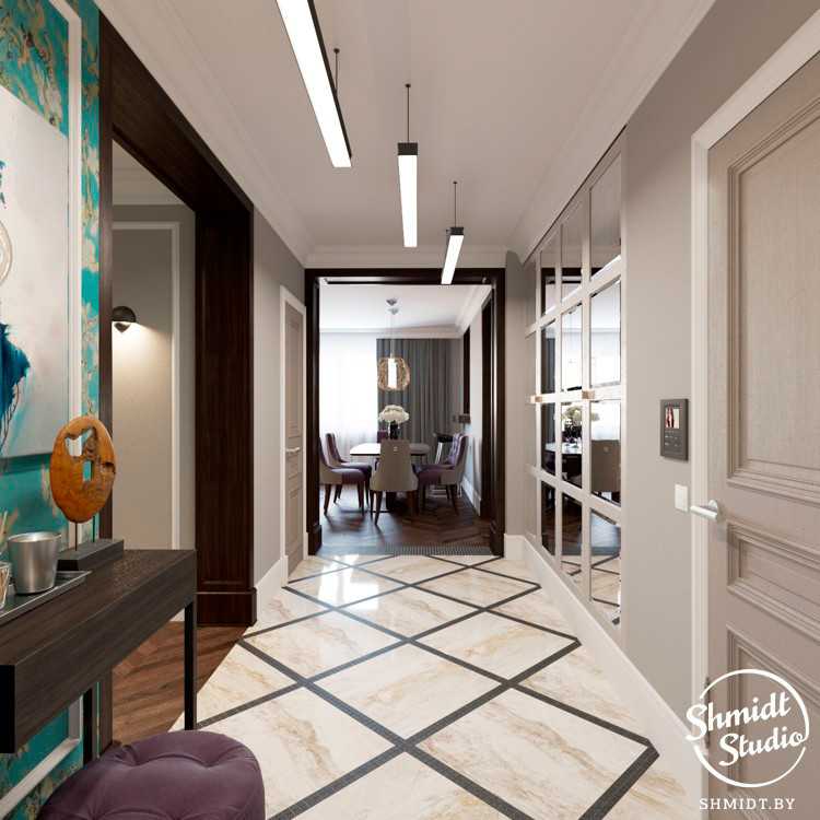 Проект "Яркий" в стиле Ardeco, Минск, 120 м.кв