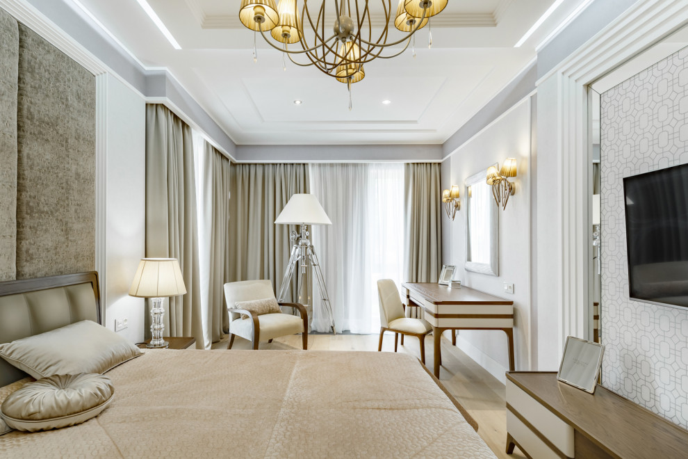 Современный лаконичный интерьер в ЖК "Камелия"