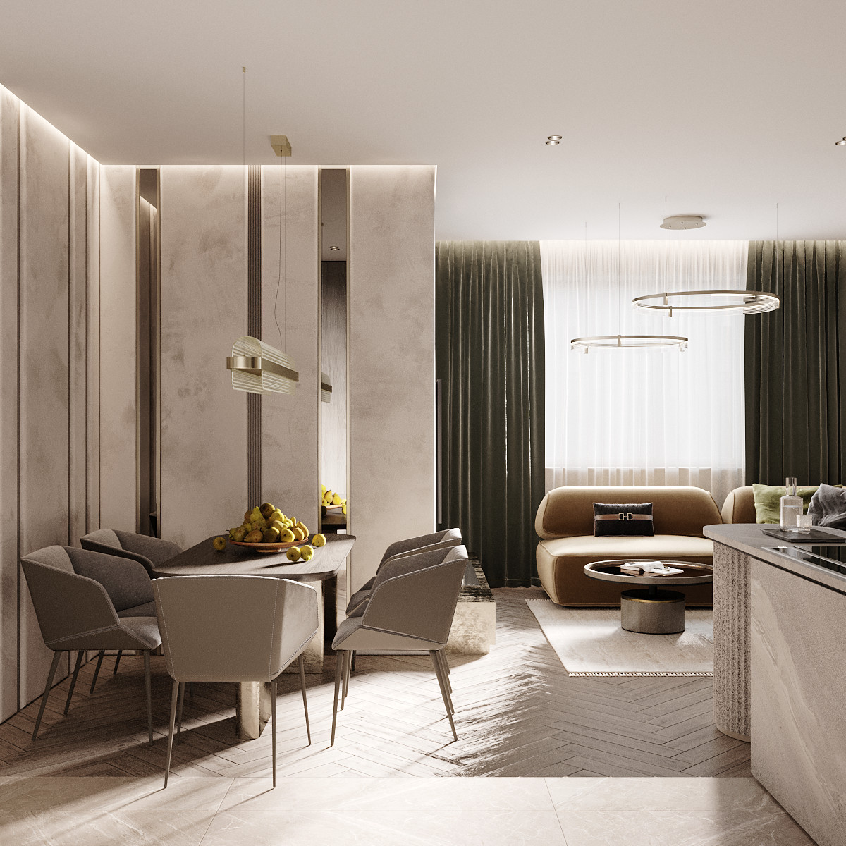 Обложка проекта: Квартира в микрорайоне Мещерское озеро