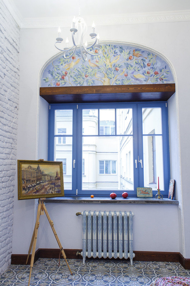 Радиаторы в стиле гжель