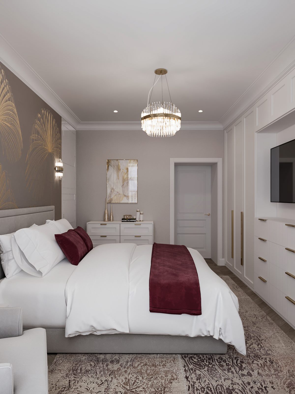 Столичный, 3х комнатный дом, классика с элементами Арт Деко