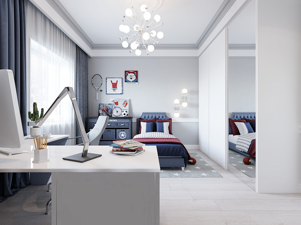 Дизайн дома площадью 136 кв.м в классическом стиле