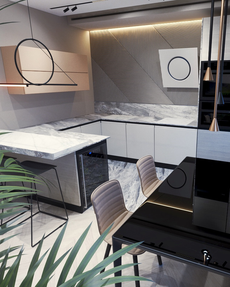 Современная квартира в доме 50-х гг., 20-го. столетия