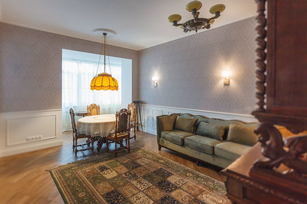 Apartment in retro style.