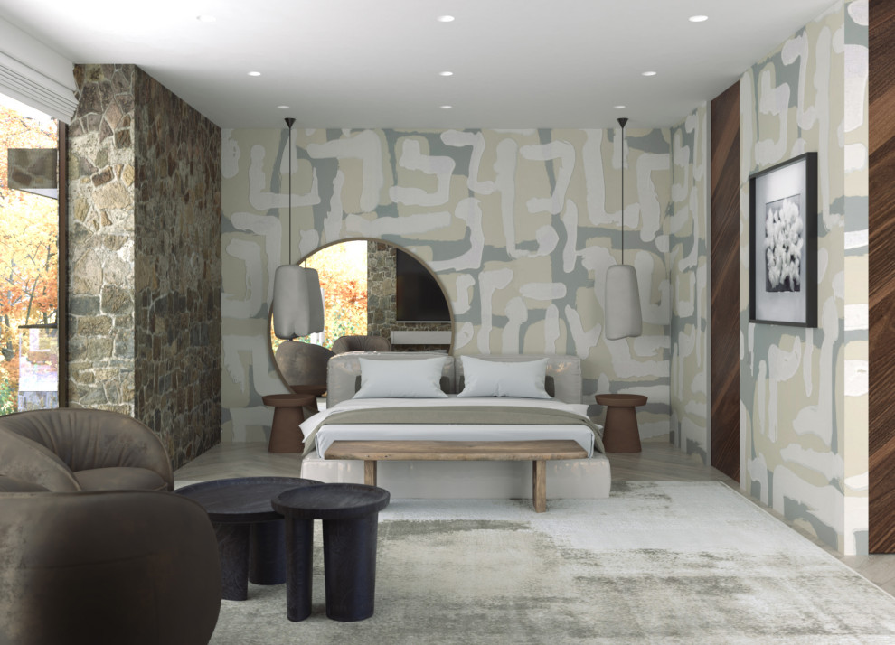 House with an interior courtyard garden and pool