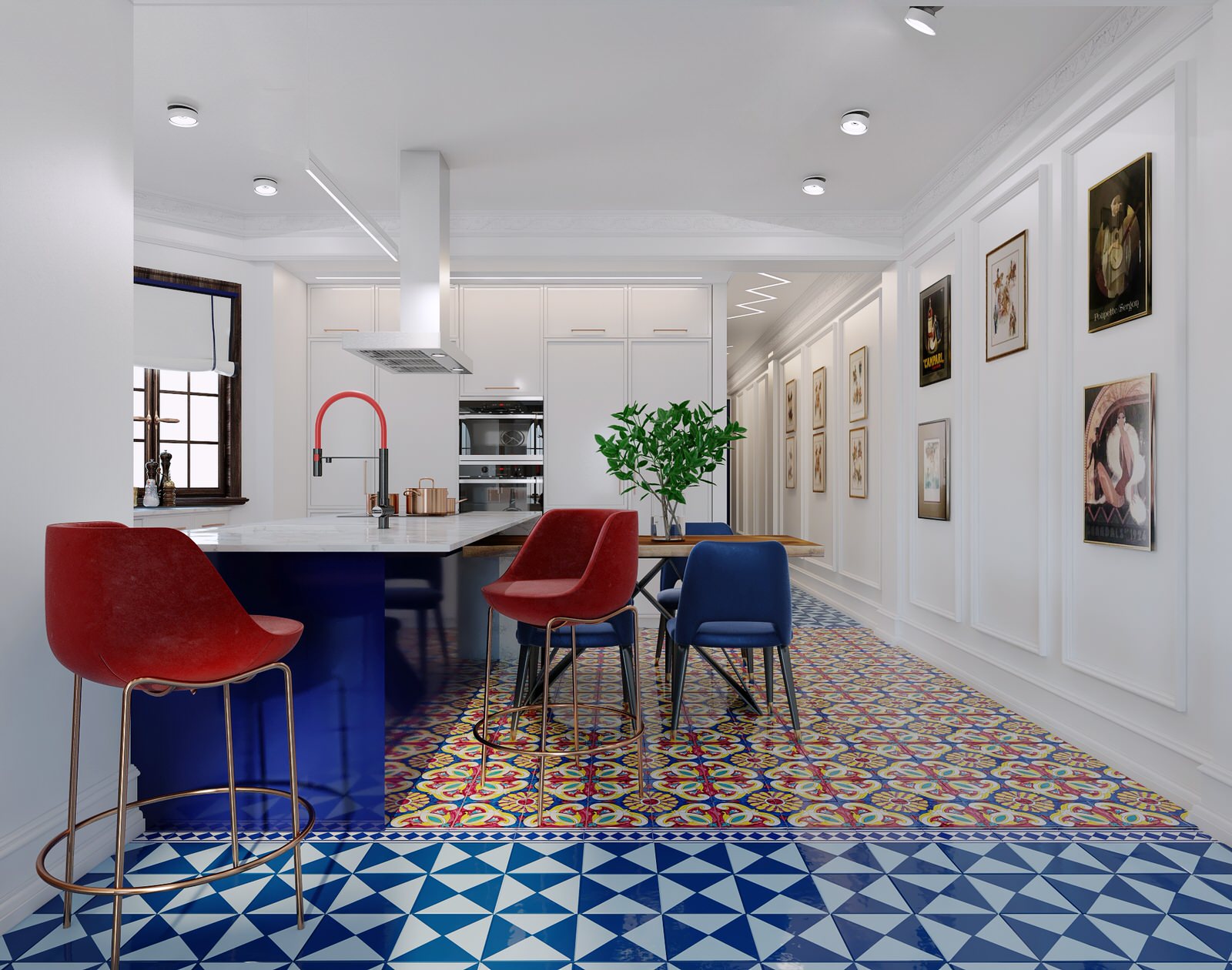 Кухня-столовая. Квартира в Испании