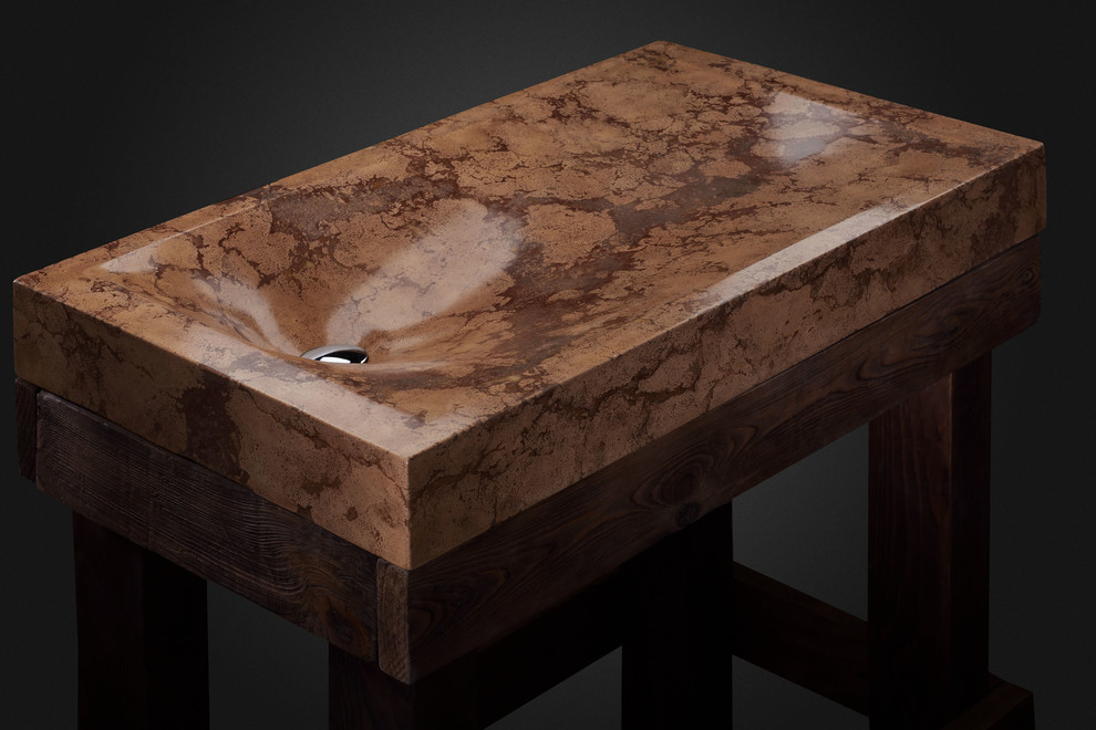 Wild savannah - concrete sink by Pietra Danzare