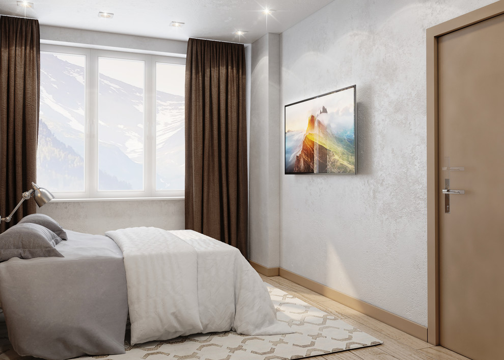 спальная комната в скандинавском стиле