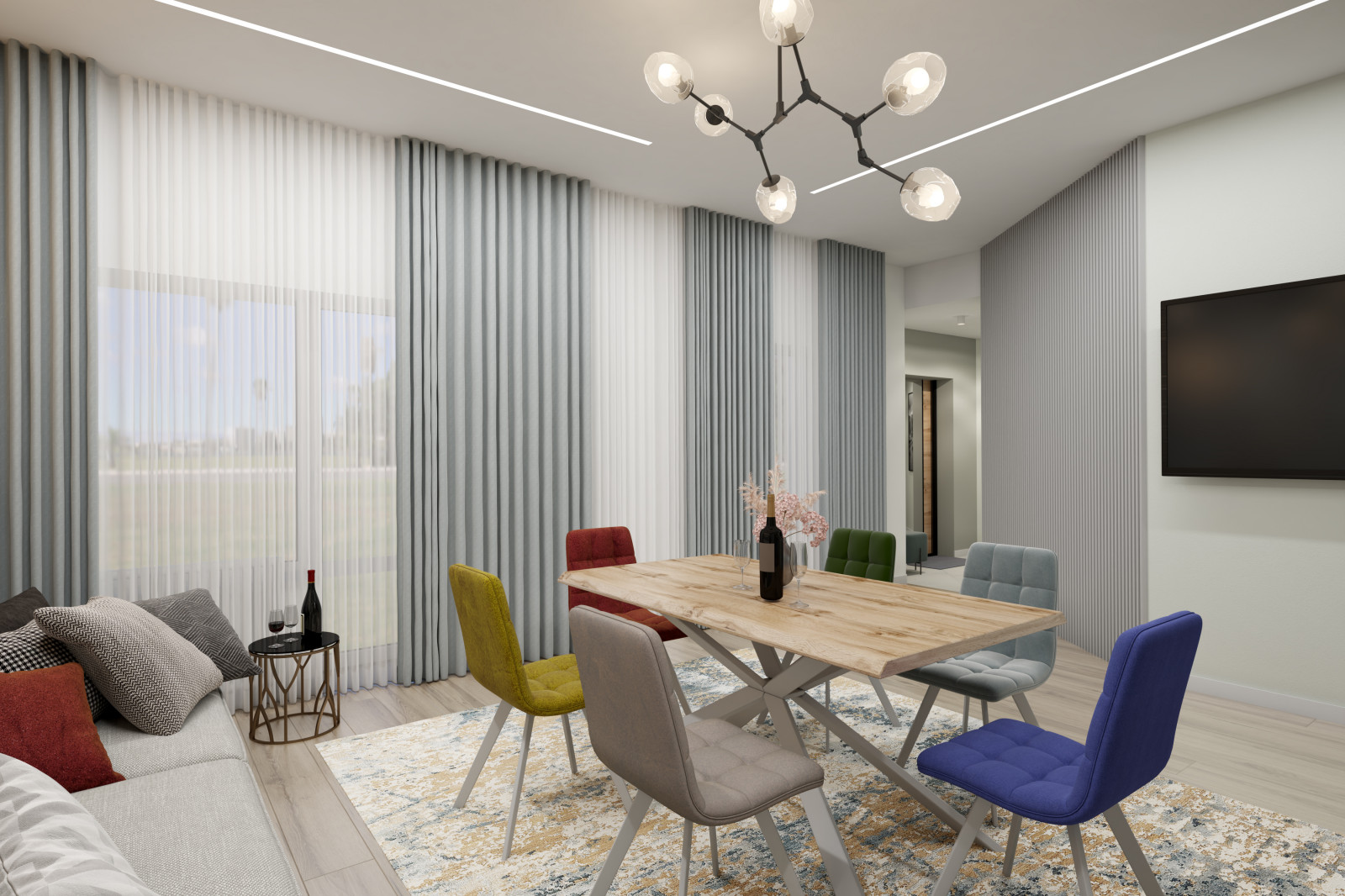 Трёхкомнатная квартира. 85 кв.м.