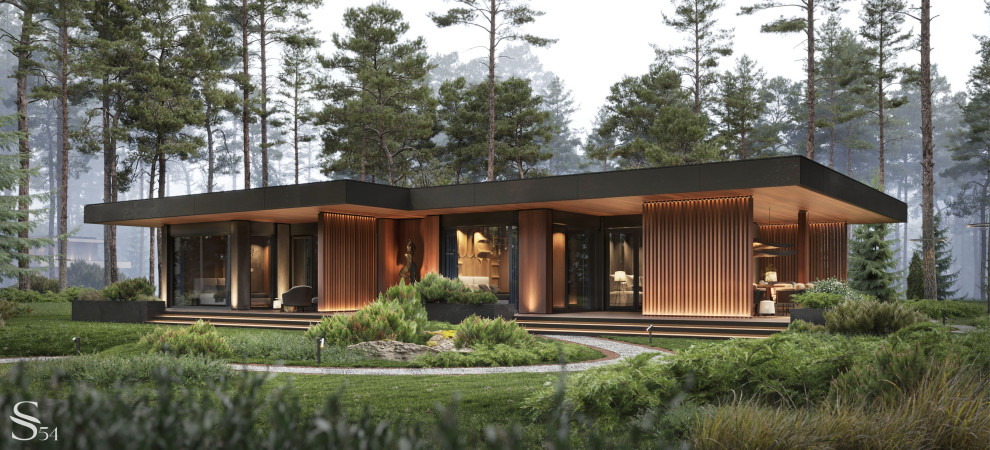 Уникальный проект комплекса отдыха с современным дизайном в Сосновом Бору