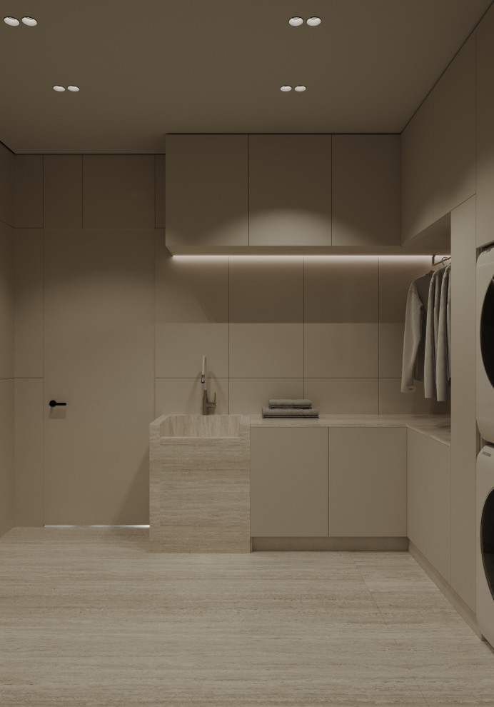 прачечная из проекта загородного дома The CUBE