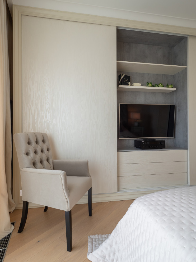 Классический интерьер в светлых тонах ЖК "Камелия"