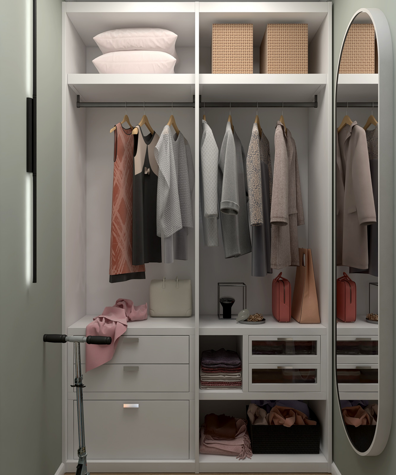 Проект однокомнатной квартиры для молодой пары ЖК "Гранд Фамилия"