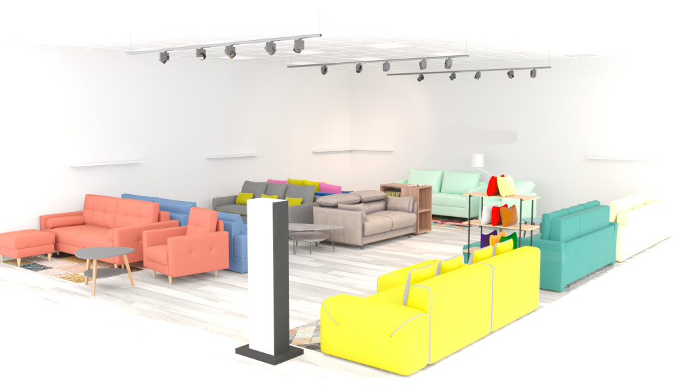 Интерьер магазина мебели