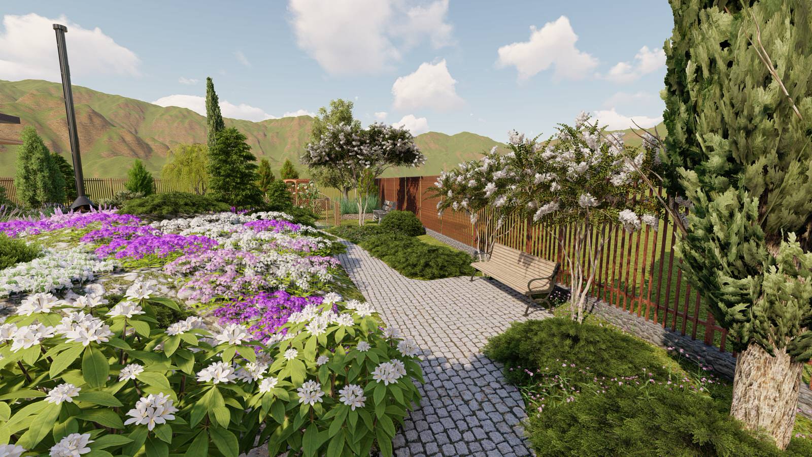 Каменистые устройства на участке 7 соток. "День/Ночь"