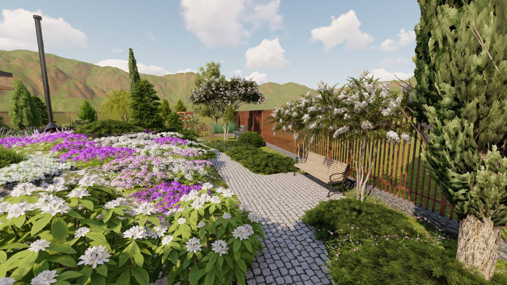 Каменистые устройства на участке 7 соток. "День/Ночь"