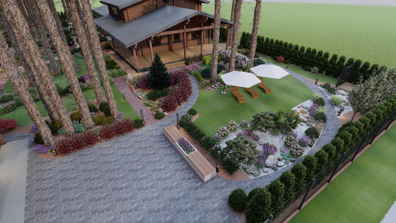 Сад в природном стиле