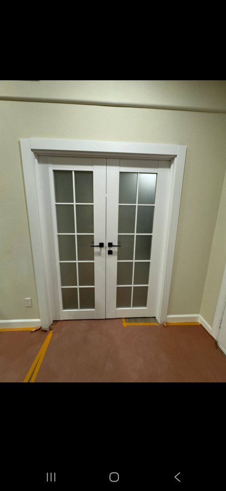 Обложка проекта: installation of interior doors