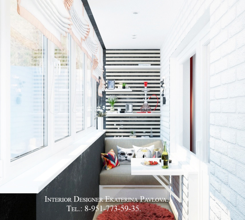 Двухкомнатная квартира в современном стиле.