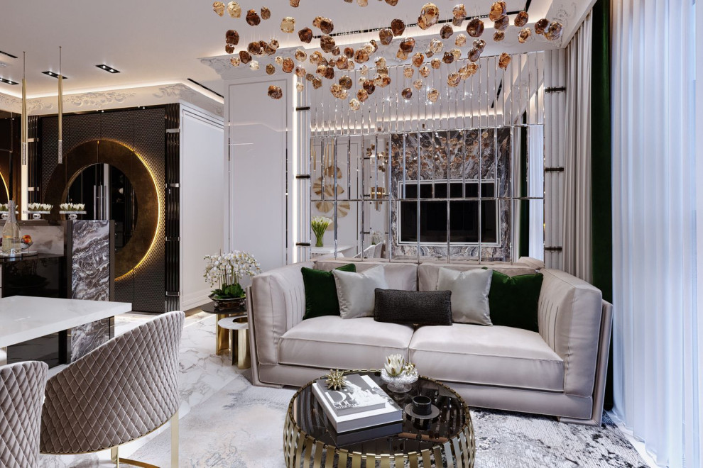 ЖК Селигер Сити, кухня-гостиная