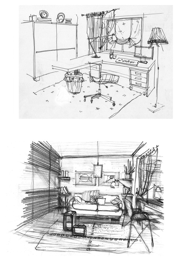 Предпроект(эскизы,коллажи)