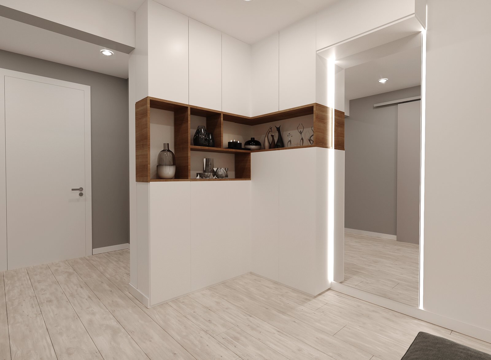 квартира для молодой пары - прихожая