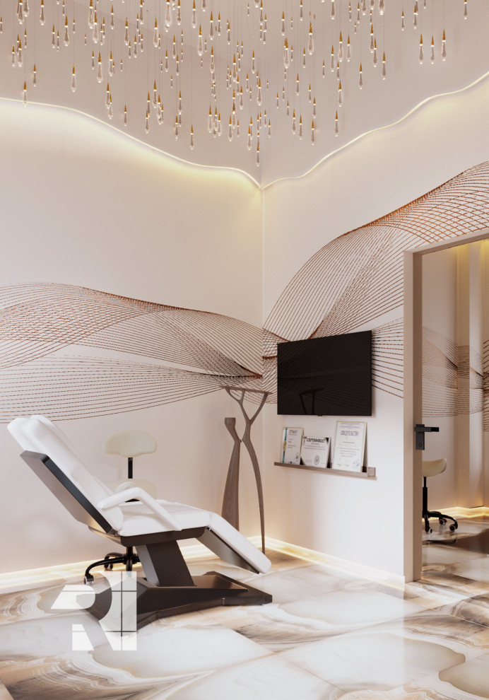 Дизайн салона красоты в стиле современный ар-деко