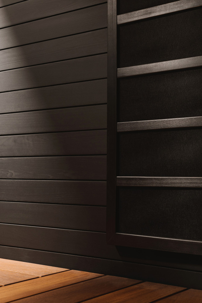 Тонированная вагонка термоосина профиль STS.