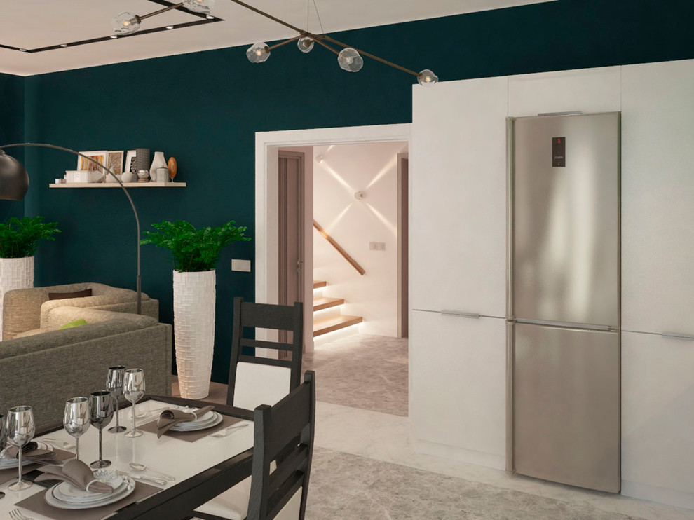 Дизайн гостиной в таунхаусе