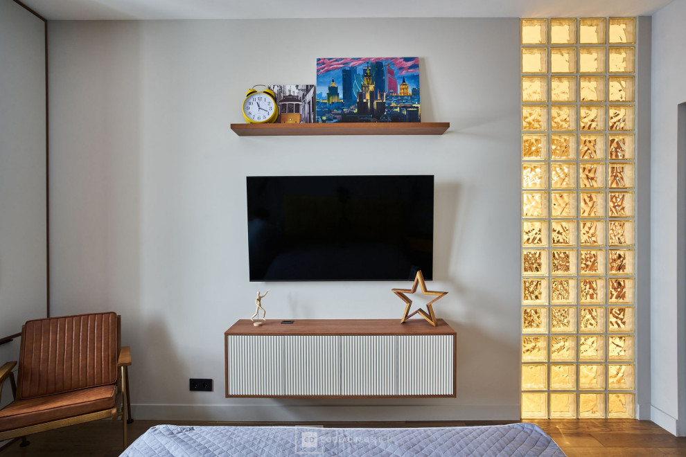 Стильный интерьер с жёлтыми акцентами