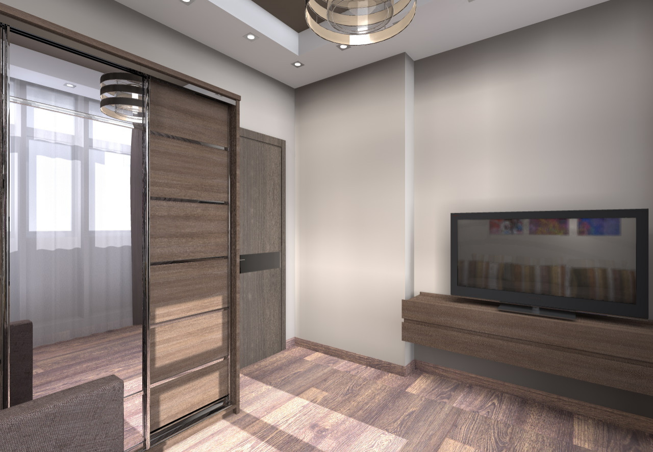 Дизайн-проект квартиры в ЖК "Дирижабль" на Профсоюзной ул.