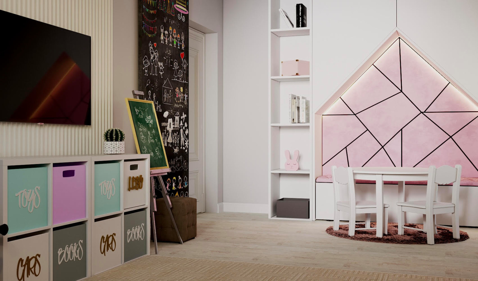 Обложка проекта: комната для девочки