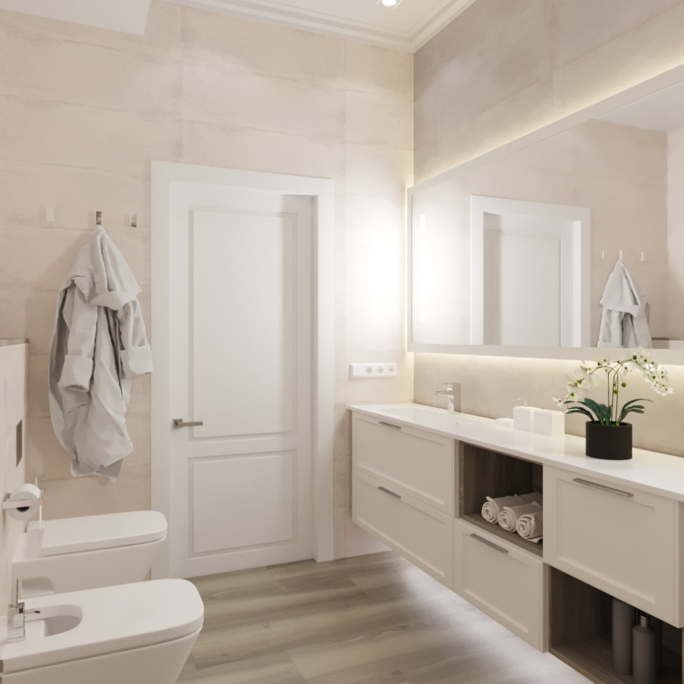 Дизайн проект квартиры 114 м2 в стиле "Неоклассика"