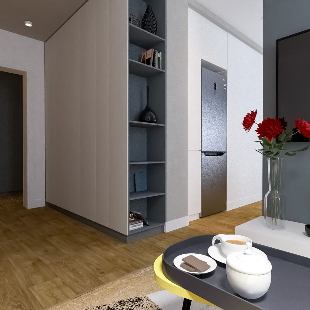 2020. 05. 02. Проект дизайна интерьера квартиры (гостиная 2)