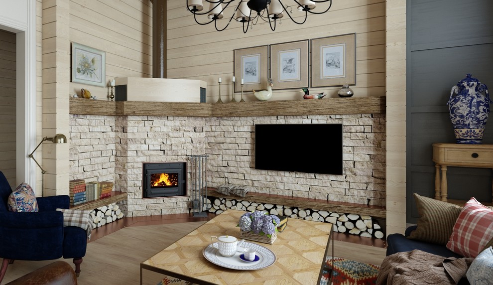 Деревянный дом. Английский кантри.