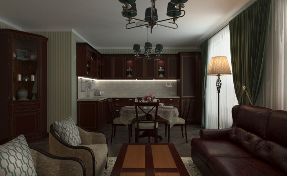 Английский стиль в современной квартире