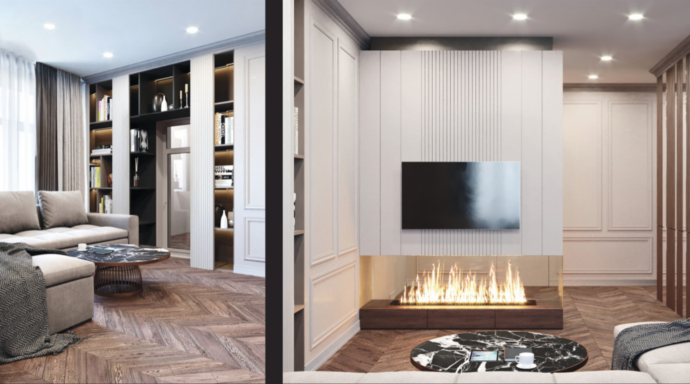 дизайн проект квартиры для семи из трех человек