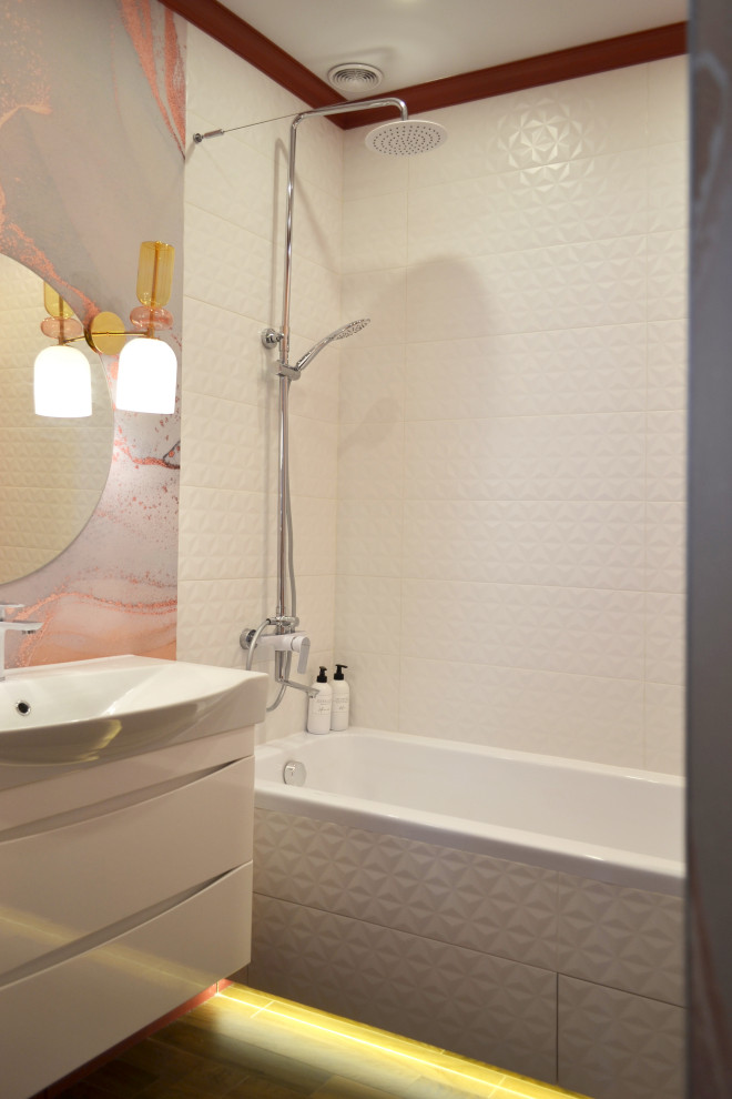 Пальмы в снегу ванна