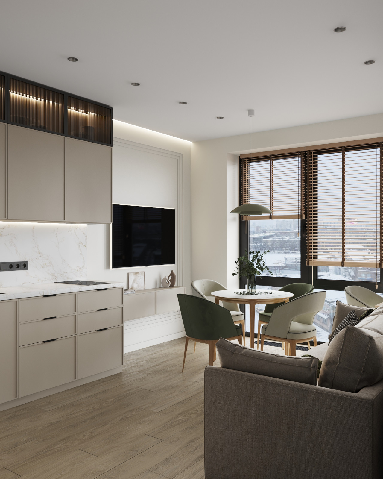 Студия в ЖК Метрополия.