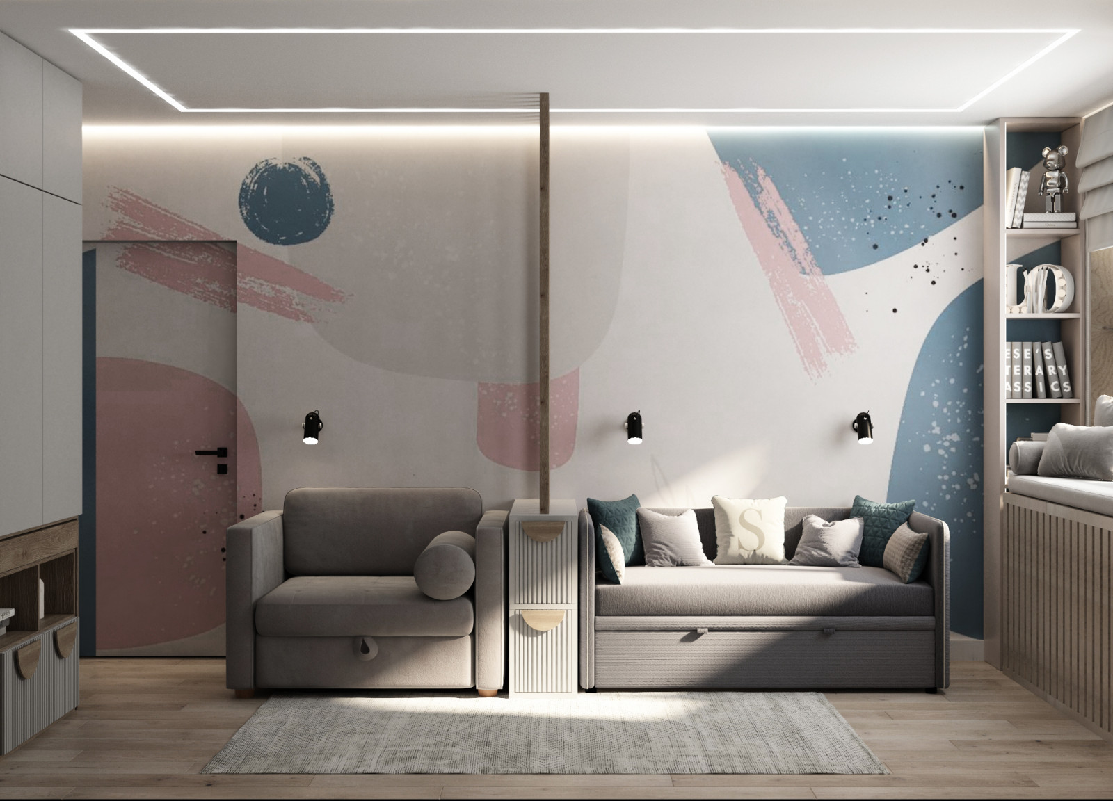 Дизайн-проект квартиры 50 кв.м. Хабаровск