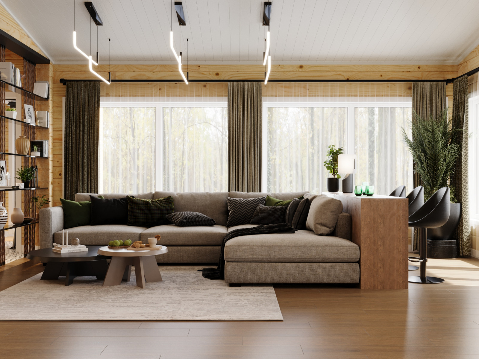 Дом из клееного бруса