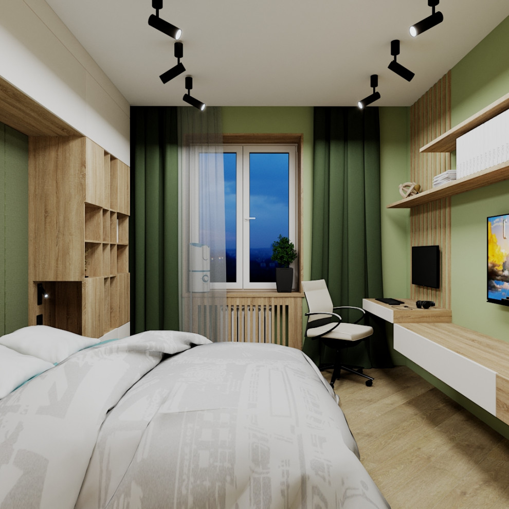 Спальня-гостиная в квартире "Сталинке"