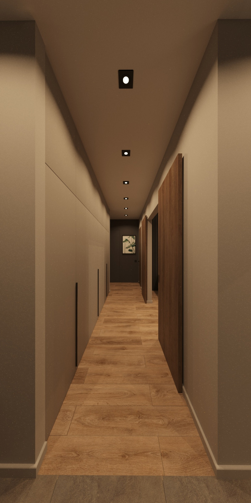 Дизайн проект квартиры в Москве в темных тонах