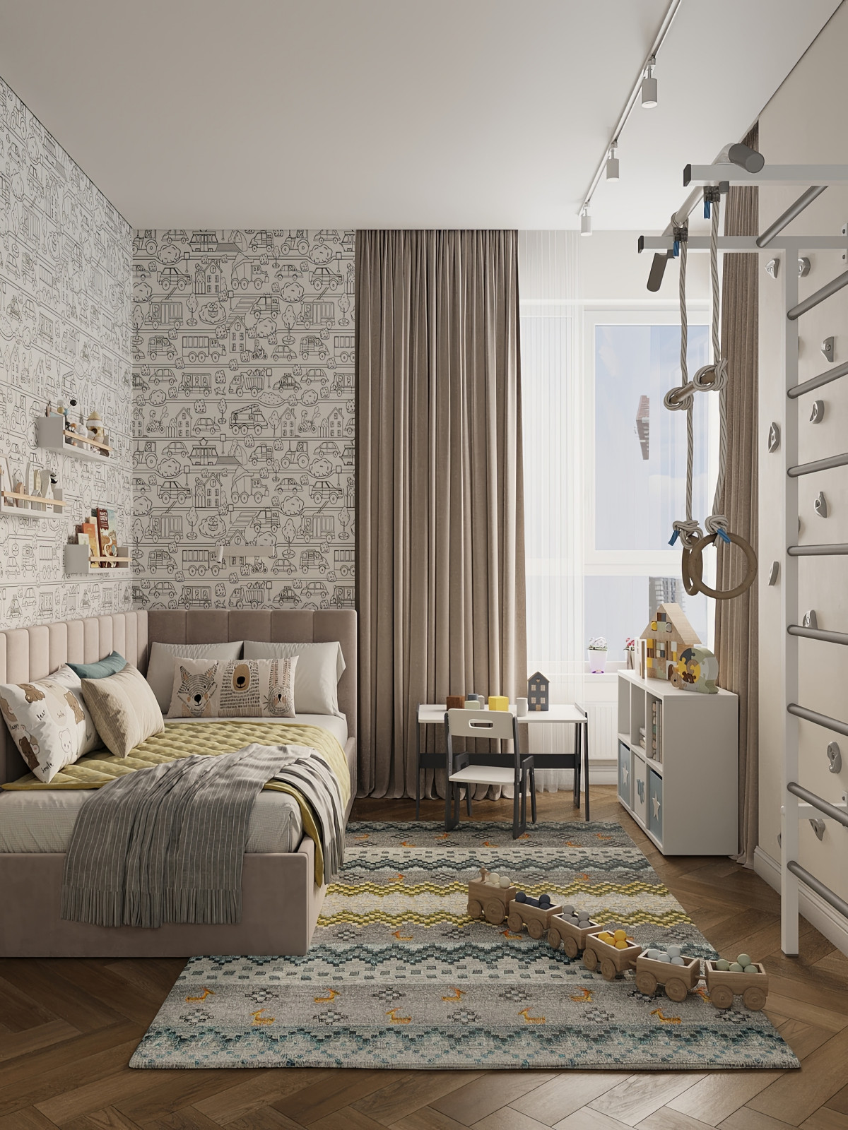 Яркая и свежая квартира в Москве