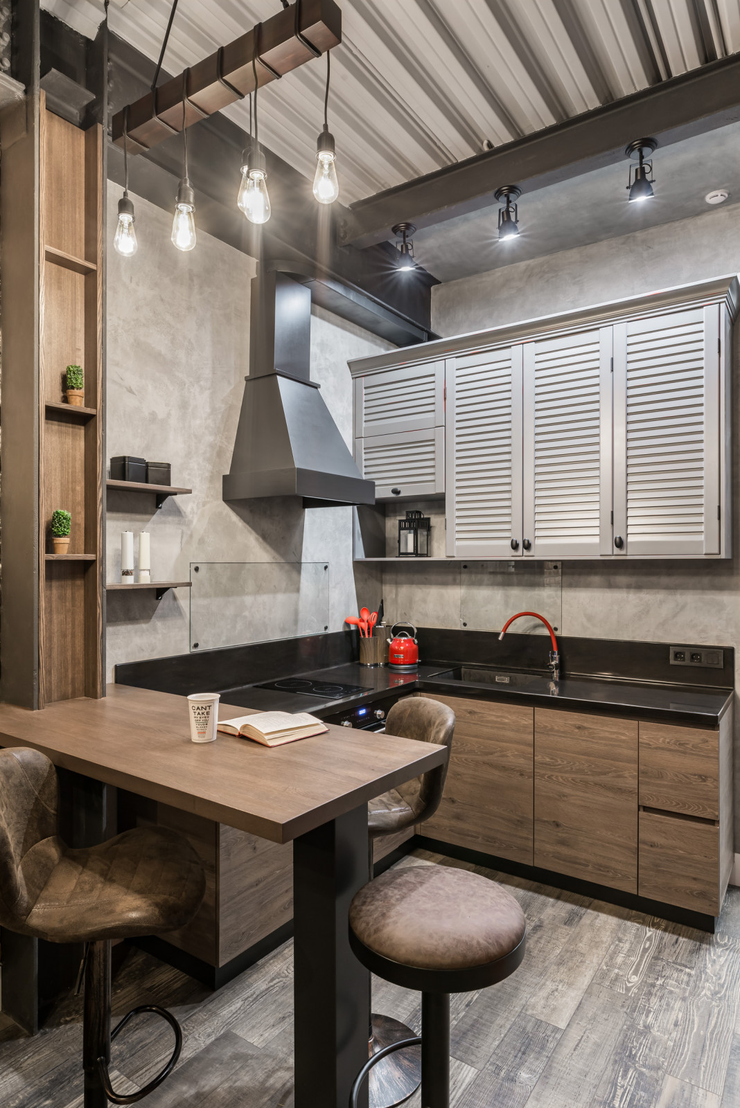 Съёмка интерьера студии в Москве по проекту Оксаны Паршуковой